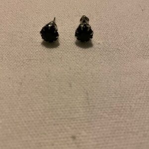 Black Stud Earrings